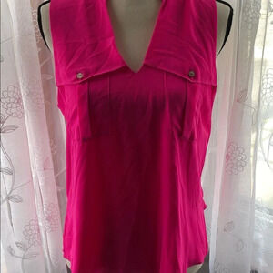 Naked zebra hot pink camisole Large.